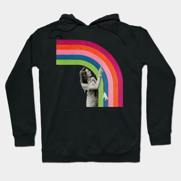 Paint a Rainbow Hoodie by Cassia